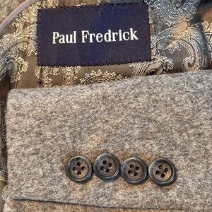 NWOT Paul Fredrick 100% Cashmere Sports Coat - 48 Long Gray